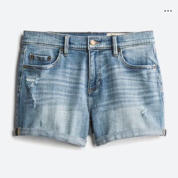 Cosmic Blue Love Jodie Distressed Jean Shorts- NWOT - Picture 1 of 6